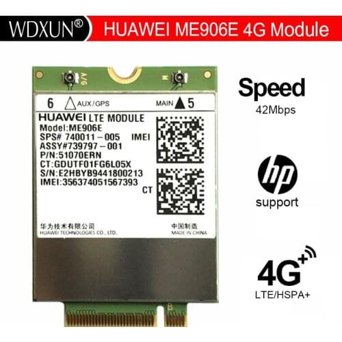 Unlocked 4G LTE Module Huawei ME906E LT4112 GPS HSPA GPRS NGFF Wireless 3G WWAN card for Ultrabook Laptop Venue 11 Pro