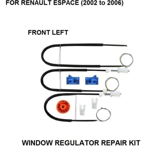FOR RENAULT ESPACE MK IV 4 ELECTRIC WINDOW REGULATOR REPAIR KIT FRONT LEFT 2002-2006
