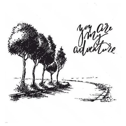 ROAD /MY ADVENTURE /Transparent Stamp/ Clear Stamps /Set for DIY Scrapbooking Photo Album Decoration SuppliesM1388