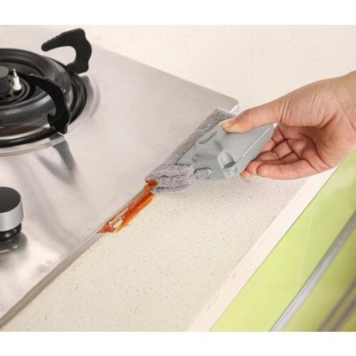 Window Groove Cleaning Cloth Window Cleaning Brush Windows Slot Cleaner Brush 1pc Clean Window Slot Kitchen Supplies Clean Tools