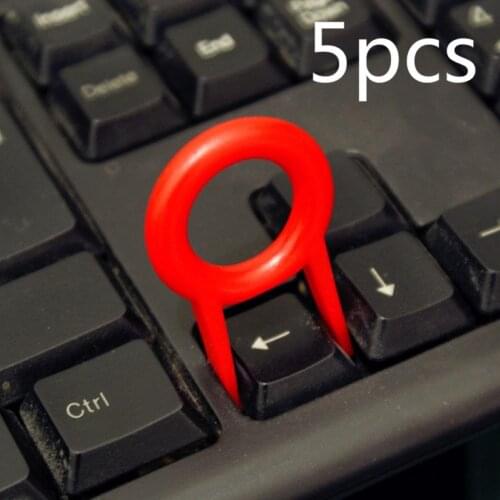 5Pcs Smooth Mechanical Keyboard Keycap Puller Remover For Keyboards Key Cap Fixing Tool Fixing Cleaning Key Cap Random Color
