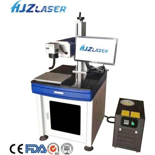 3W 5W 10W UV Laser Marking Machine For Melamine Plastic Glass Crystal Materials