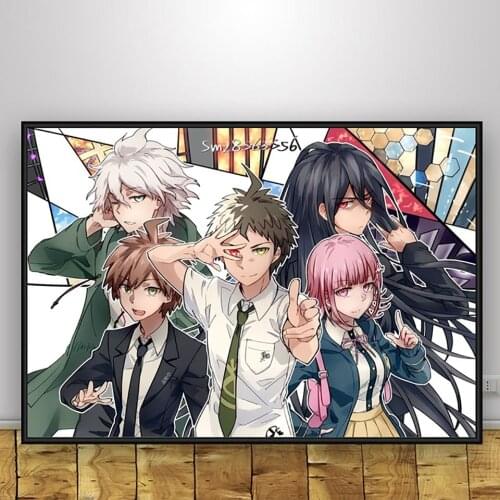 Embroidery 5D DIY Diamond Picture Home Decor Danganronpa Painting Animation Full Square Drill Cross Stitch Wall Sticker Handmade