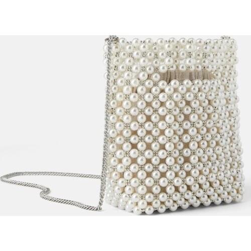 Women Evening Bags Fashion Pearl Bag Summer 2021 New Womens Bag Pearl Mini Shoulder Womens Handbag Clutch Bag Bolso Mujer