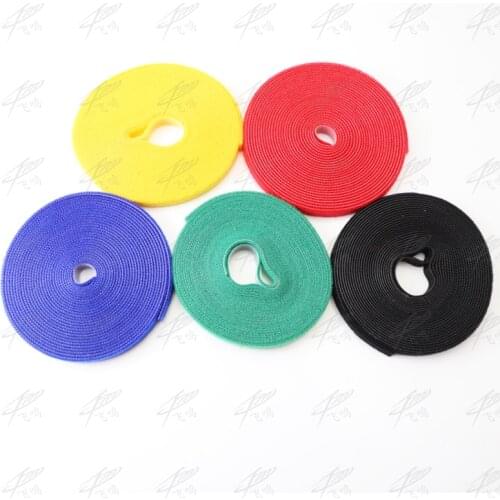 1PCS magic Cable tie Wide 10 mm loog hook loop Back to Back Cable Tie Nylon Fastening 5 Meters