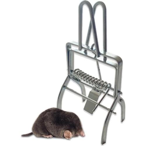 4PCS High Efficiency Galvanised Mole Trap Gopher Trap Garden Supplies Pest Control Sailong Trap Reusable