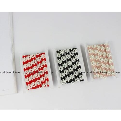 5yards 1.3cm Pearly Trim Flower Ribbon Mini Tassel Embroidery Ribbon trim accessory for bag garment home deco 2style