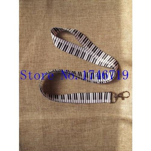 50 pcs Piano Keyboard Mobile Phone Neck Straps Neck Strap Keys Camera ID Card Lanyard CC-24