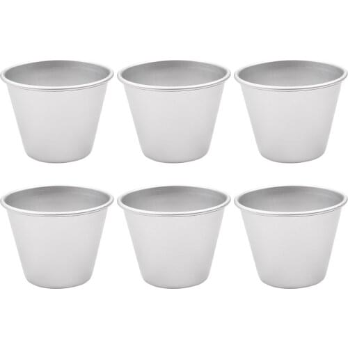 6 Non Stick Baking Cups Mini Pudding Jelly Cake Making Mold Individual Chocolate Molten Pans DIY Cooking Tumblers Mould Bakeware