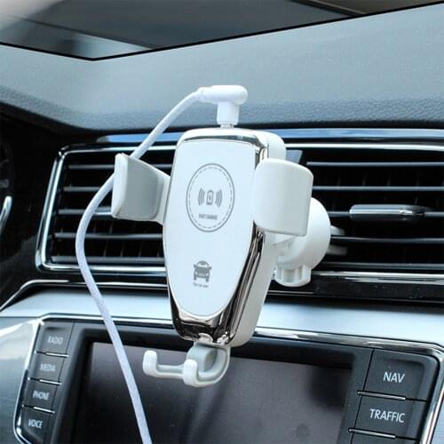Wireless Charger Car Phone Bracket Fast Charging Wireless Car Outlet Charger Mount Stand Mobile Phone Holder