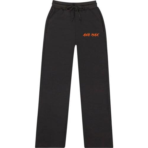 Ava Max Woman Men Trousers Casual Pants Sweatpants Fitness Workout Running Solid Elastic Waist Trousers Soft Sports Trousers