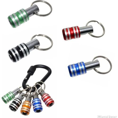 1/4inch Hex Shank Screwdriver Bits Holder Extension Bar Drill Screw Adapter Quick Release Keychain D22 20 Dropshipping