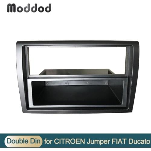 For Peugeot Citroen Jumper 2006+ Boxer 2006+ FIAT Ducato 2006+ stereo Radio CD DVD Audio frame fascia panel Dash Mount Trim kit