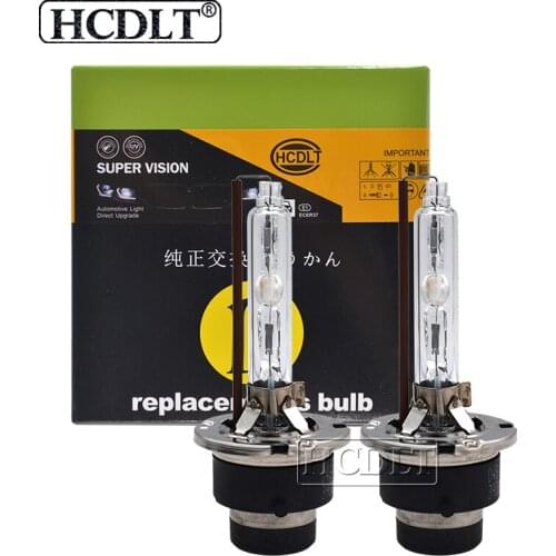 HCDLT 2PCS New Metal Bracket 35W D1S D2S D3S D4S D8S Xenon HID Bulb 5500K Super Vision D1S D2S HID Lamps For All Car Headlamp