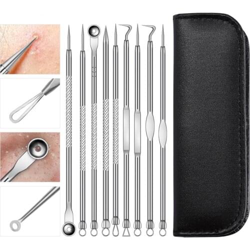Beauty Acne Blackhead Remover Needles to Remove Blackheads Black Spot Extractor Stainless Steel Pimple Removal Skin Care Tools
