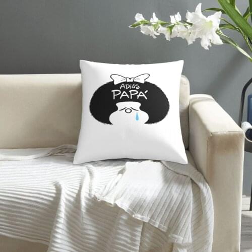 Mafalda pillowcase printed cushion cover sofa waist pillow pillow cover