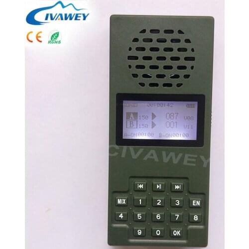 Portable hunting bird caller Mix two voice sounds 20W Speaker hunting bird MP3 PLAYER duck goose decoy with timer on/off