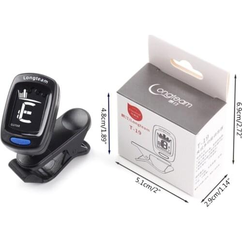 69HD Professional Clip on Tuner for Guitar, Bass, Ukulele, Violin,Fast & Accurate, Easy to Use