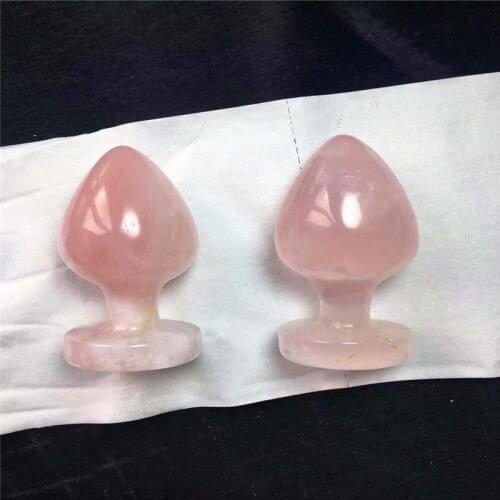 Pink crystal anus plug vagina ball anus plug female genital vagina kegel female massage crystal massage