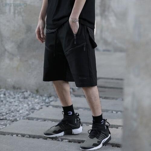 Catsstac Elastic waist shorts multiple pockets breathable fast drying stretchy fabric techwear aesthetic warcore ninjawear