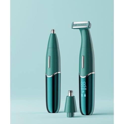 Electric Shaver 3 in 1 USB Rechargeable Nose Nair trimmer Eyebrow Trimmer Grooming Kit Hair Removal Beauty Device For Lady Men