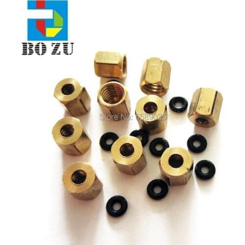 Printer spare part for damper Copper connector for eco solvent ink damper 10pcs /lot