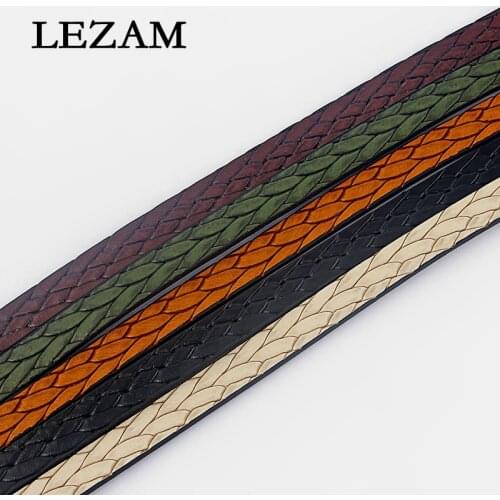1meter High Quality 10*2mm Geometric Pattern Flat Pu Leather Cord For Bracelet Bangle Jewelry Making Findings Accessories