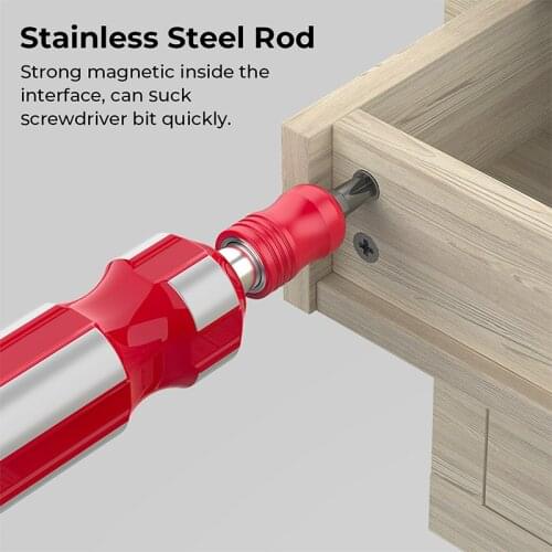 1pc/1Set Quick Change Screwdriver Bit Holder Handle Magnetic Hex Screwdriver Handle for Phillips Torx Flat Screwdriver Bits