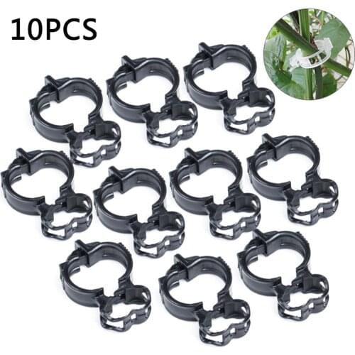 10pcs Plant Holder Clips For Tomato Hanging Lattice Vine Connectors Greenhouse Plants Vegetables Garden Ornament