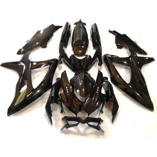 100% Fit Injection Fairing kit for SUZUKI GSXR 600 750 2008 2009 2010 Brown Black Fairings GSXR600 GSXR750 08 09 10 PL424