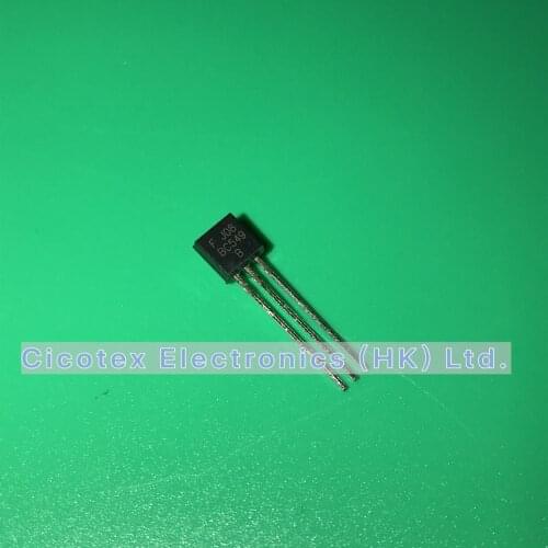 50pcs/lot BC549B TO92 BC549 B TRANS NPN 30V 0.1A TO-92 BC549-B