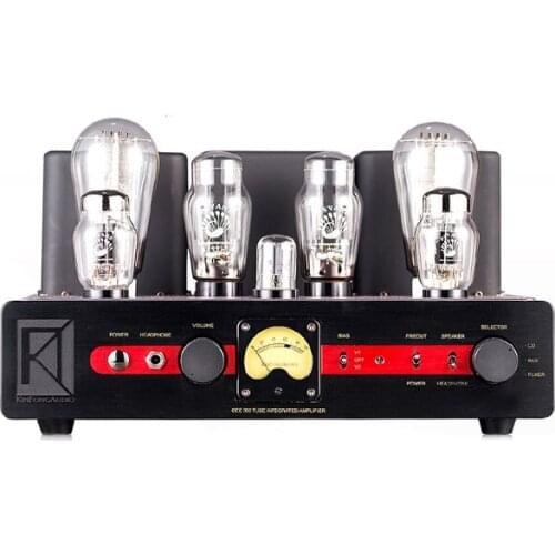 300B single-ended Class A tube power amplifier, HIFI audiophile preamplifier, output power 8W*2, frequency response 10HZ--32KHZ