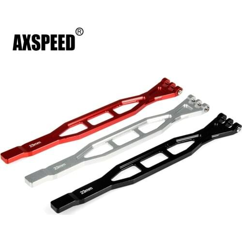 AXSPEED CNC Aluminum Alloy Adjustable Battery Cover Holder for Traxxas TRX-4 TRX4 1/10 RC Crawler Car Upgrade Parts