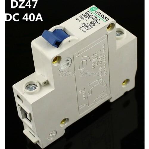 Free shipping DZ47 1P 40A DC 250V Circuit breaker MCB