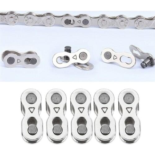6/7/8/9/10/11/12 Speed Bicycle Chain Connector Quick Link Lock Set MTB Road Bicycle Power Chain Quick Release Buckle Joint Magic