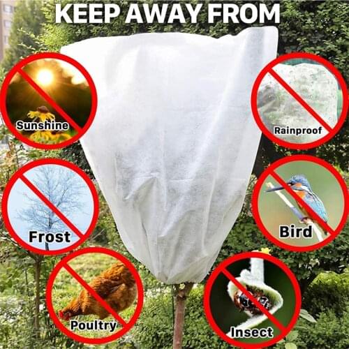 Plant Covers Winter Warm Cover Tree Shrub Plant Protection Bag Garden Plant Antifreeze Small Tree Winter Plant Protection Bag