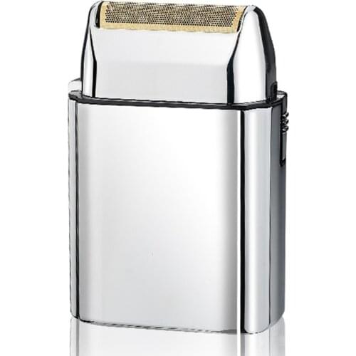 Mens full metal housing facial electric shaver beard electric razor for men strong shaving machine for travel or home