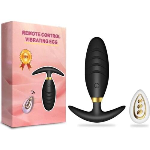 Soft Silicone Anal Butt Plug Prostate Massager Anal Plug Sex Erotic Bullet Vibrator Sex Toys for Women Men Adult Gay Products