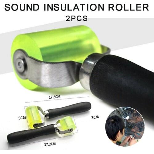 Newest Car Sound Deadening Application Roller Handle Installation Wheel Pushing Automobile Interior Sound Absorbing Tool