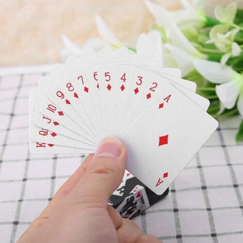 Portable Mini Playing Card Texas Hold'em Board Game Poker Climbing Travel Toy Dropshipping