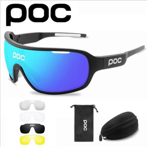 POC DO BLADE MTB Cycling Sunglasses Men Women Outdoor Sports Glasses Road Bike Eyewear Mountain Bicycle Goggles 5 Lens