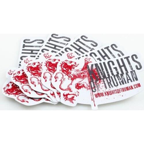 Screen Printing weather resistant Easy Removable PVC Sticker Type fluorescent decal car bumper sticker printed ---DH13195