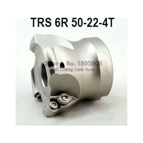 Free Shopping TRS 6R-50-22-4T Face End Milling Cutter Indexable Flat Roughing Cutting ,CNC Milling Cutter