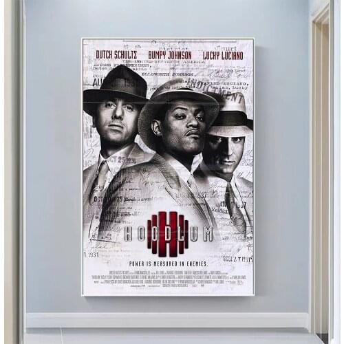 V0708 Hoodlum (3) Vintage Classic Movie Wall Silk Cloth HD Poster Art Home Decoration Gift