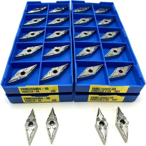 VNMG160404 HA H01 External turning tool Aluminum lathe tool CNC Turning Insert Metal lathe tool VNMG 160404 Carbide Cutting Tool