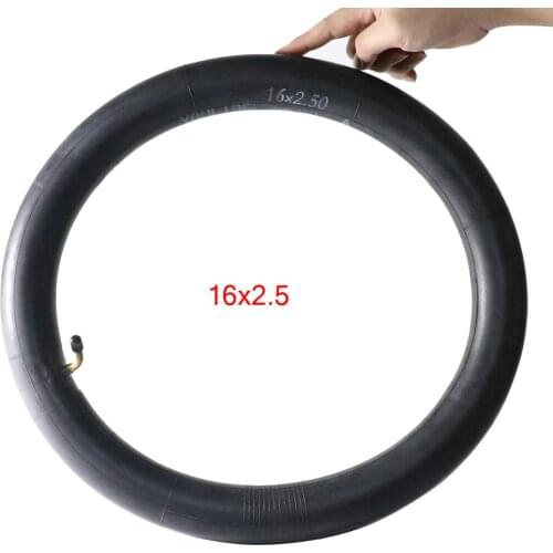 Inner Tube 16 x 2.50 e-Bike Gas Electric Scooters tubes 16x2.5 with Bent Valve Stem Electric Scooter Accessories