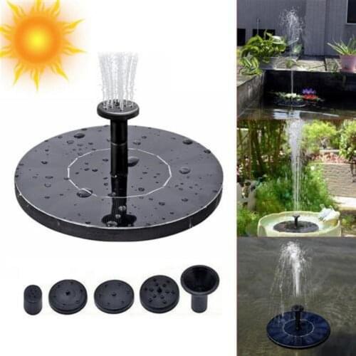 Solar Water Fountain Pump Free Standing Floating Solar Bird Bath Water PumpsGarden Fountain Pump Swimming Pools Pond Lawn Decor