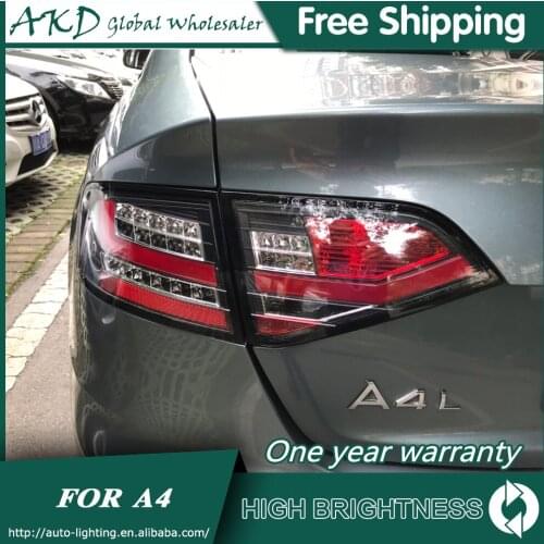 Tail Lamp For Car Audi A4 B8 2009-2012 A4L Tail Lights Led Fog Lights DRL Daytime Running Lights Tuning Car Accessories