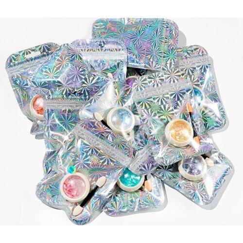 1 Jar Ultra-thin Opal Nail Art Irregular Flakes 12 Colors Shiny Holographic Glitter DIY Mirror Paillettes Manicure Decorations