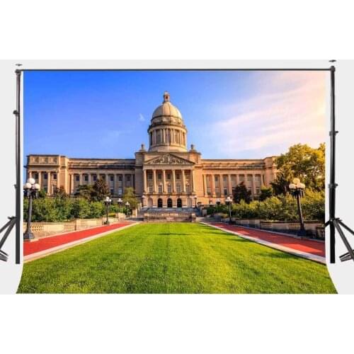 150x210cm Architectural Landscape of San Francisco U.S Backdrop Green Grass Photography Backdrops Studio Props